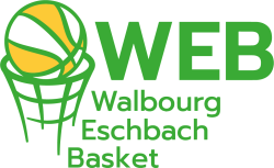 Bienvenue sur la<br>Boutique-Club Officielle<br>du Walbourg Eschbach<br>Basket
